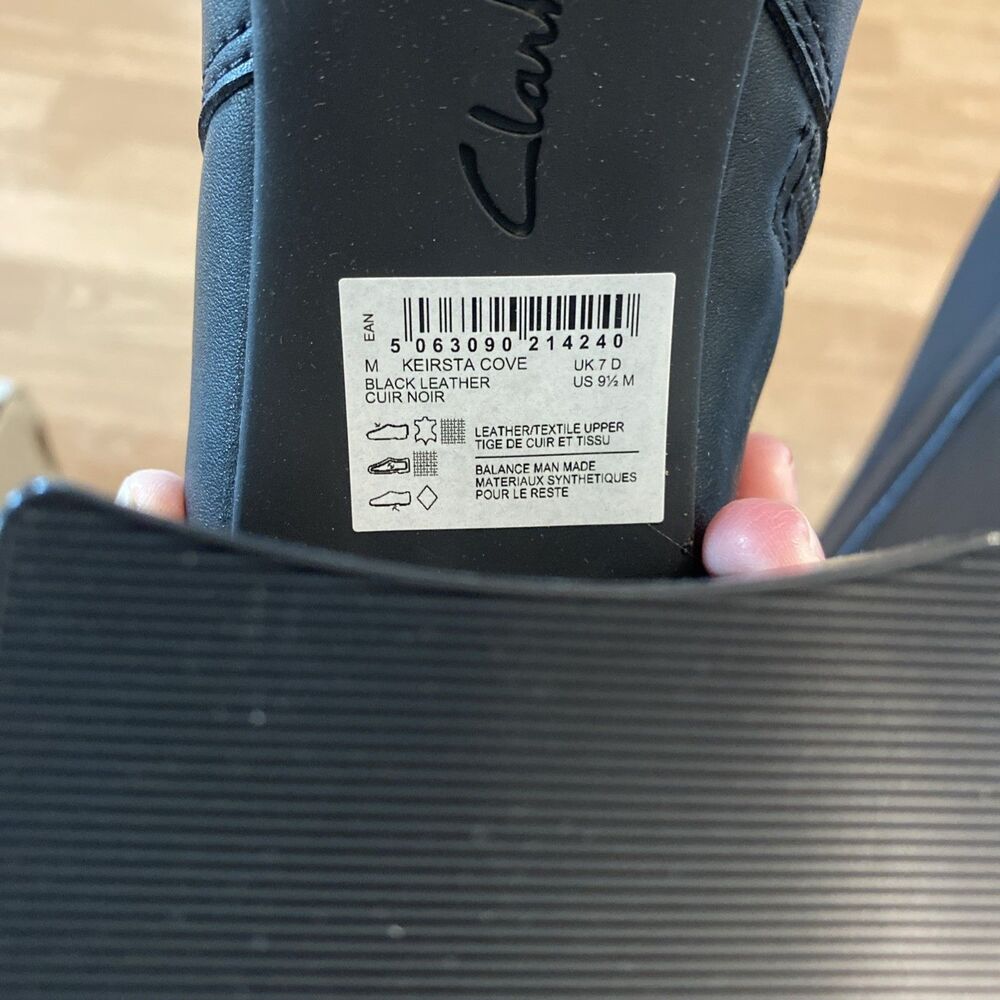 Clarks Women’s Collection Kiersta Cove Knee High Boots Black Size 9.5M New - Picture 11 of 12